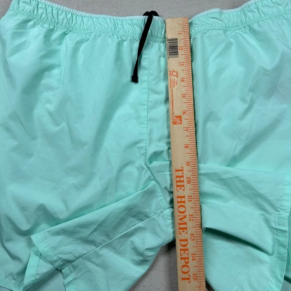 The North Face Shorts Mens L Lined Athletic Gym Workout Running Mint Green 7